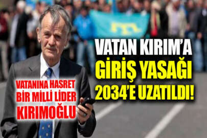 İşgalciler, Kırımoğlu'nun "Kırım'a giriş yasağını" 2034'e kadar uzattı