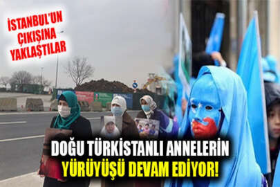 Doğu Türkistanlı anneler, Gebze'ye yaklaştı