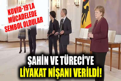 Uğur Şahin ve Özlem Türeci'ye Liyakat Nişanı verildi!