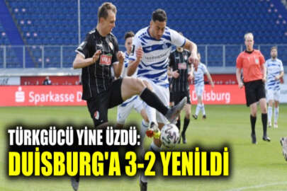 Türkgücü, Duisburg'a 3-2 yenildi