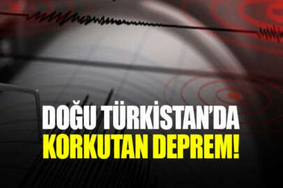 Doğu Türkistan'da korkutan deprem: 5.4 şiddetinde....