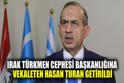 Irak Türkmen Cephesi Başkanı Erşat Salihi'nin koltuğuna Hasan Turan oturdu