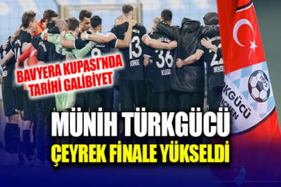 Münih Türkgücü, Bavyera Kupası’nda 1860 Münih’i 1-0 yenerek çeyrek finale yükseldi