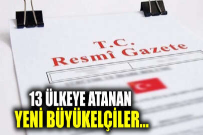 Resmi Gazete: Türkiye on üç ülkeye yeni büyükelçi atadı