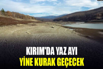 İşgalciler Kırım'da yazın yine kurak geçeceğini duyurdu