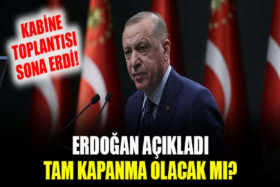 Cumhurbaşkanlığında düzenlenen Kabine toplantısı sona erdi!