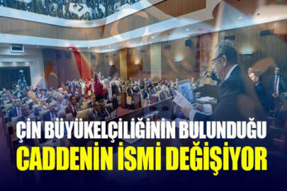 Çin Ankara Büyükelçiliğinin bulunduğu caddeye  "Türksoy" adı verilecek