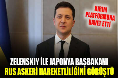 Zelenskıy, Japonya Başbakanı Yoşihide ile görüştü