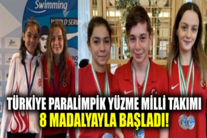 Türkiye milli takımı, Paralimpik Yüzme Dünya Serisi'ne 8 madalyayla başladı