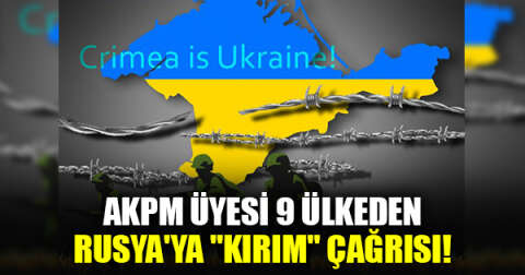AKPM üyesi 9 ülke, Rusya'ya "Kırım" çağrısında bulundu