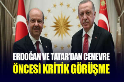 KKTC Cumhurbaşkanı Tatar, Cenevre Toplantısı öncesinde Erdoğan ile görüşecek