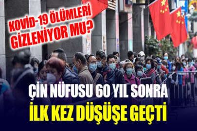 Çin'in nüfusu, 60 yıl sonra ilk kez azaldı