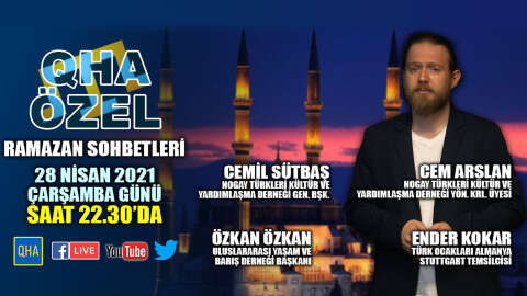 QHA Ramazan Sohbetlerinde Türk Sivil Toplum Kuruluşlarının faaliyetleri konuşuldu