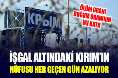 İşgal altındaki Kırım'da ölüm oranı, doğum oranının iki katı