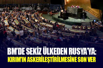 BM üyesi 8 ülkeden ortak açıklama: Rusya, Kırım'ın askerileştirilmesine derhal son vermeli