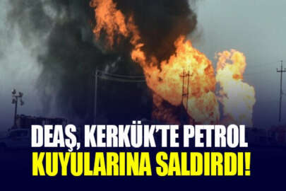 DEAŞ'lı teröristler, Kerkük'te petrol kuyularına saldırdı
