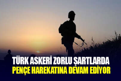 Türk askeri, zorlu şartlara rağmen Pençe operasyonlarını sürdürüyor