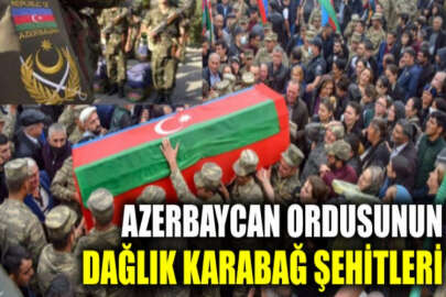 Azerbaycan ordusu, Dağlık Karabağ'da 2 bin 895 şehit verdi
