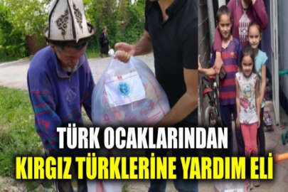 Türk Ocaklarının "Türk Eli" yardımları Kırgızistan'daki Kırgız ve Uygur Türklerine ulaştırıldı