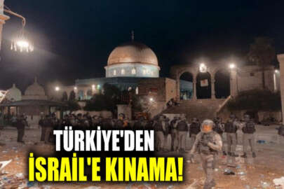 Türkiye, İsrail polisinin Mescid-i Aksa’daki namaz kılan cemaate saldırısını kınadı