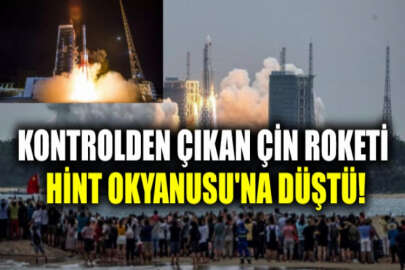 Çin'in kontrolden çıkan "Long March 5B" roketinin parçaları Maldivler yakınlarına düştü