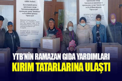 YTB’nin Ramazan yardımları, Ukrayna'nın Kırım sınırında ihtiyaç sahiplerine ulaştırıldı