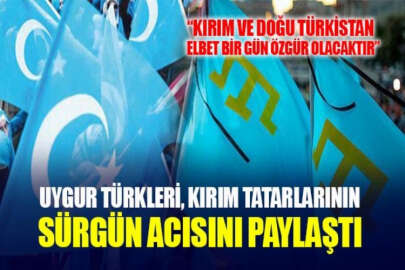 Doğu Türkistanlı sivil toplum kuruluşları, sürgünün 77. yıldönümünde Kırım Tatar halkının acısını paylaştı
