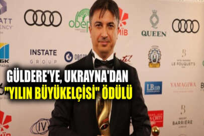 Ukrayna'da "Yılın Büyükelçisi" ödülünü Türkiye'nin Kıyiv Büyükelçisi Yağmur Ahmet Güldere aldı