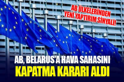 Belarus’a ait hava yolları şirketleri AB’ye uçamayacak