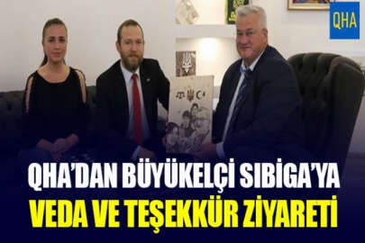QHA, Ukrayna Büyükelçisi Andriy Sıbiga'ya veda ziyaretinde bulundu