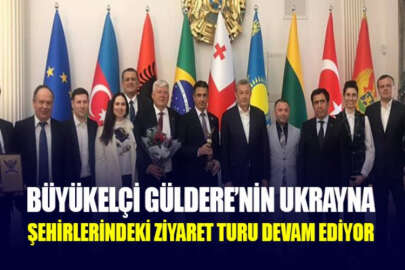 Büyükelçi Güldere, Ukrayna şehirlerini kapsayan ziyaretlerine devam ediyor
