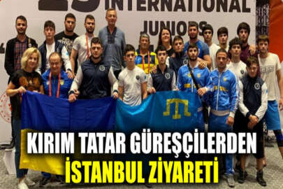 Kırım Tatar güreşçiler, İstanbul'da Türkiye Güreş Milli Takımının antrenman kampına konuk oldu