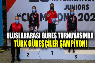 Türkiye, 23. Uluslararası Gençler Şampiyonlar Güreş Turnuvasında şampiyon oldu!