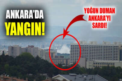 Ankara OSTİM'de yangın!