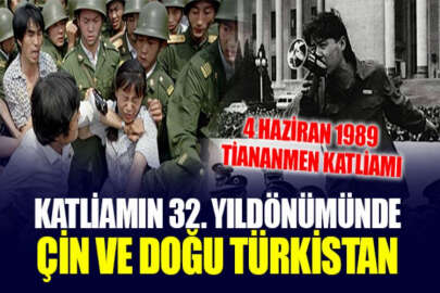 32. yıldönümünde Çin'in Tiananmen Katliamı