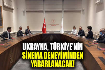 Ukrayna heyetinden Türkiye Kültür ve Turizm Bakanlığı Sinema Genel Müdürlüğü ziyareti