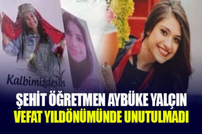 Şehit öğretmen Şenay Aybüke Yalçın, vefatının 4. yılında kabri başında anıldı