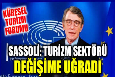 AP Başkanı David Sassoli: Salgın sebebiyle turizm sektörü değişime uğradı