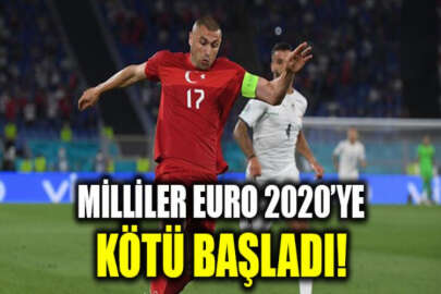 Millilerden İtalya karşısında kötü başlangıç