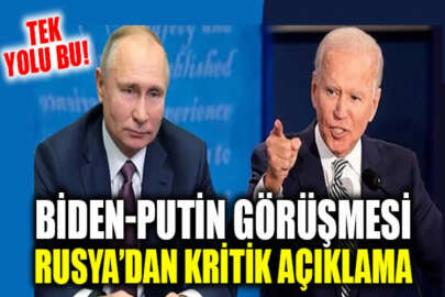 Kremlin Sözcüsü Peskov'dan Biden-Putin görüşmesine ilişkin açıklama!