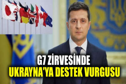 Zelenskıy, G7 liderlerinin Ukrayna'ya sarsılmaz desteğine memnuniyetini vurguladı