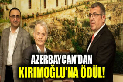 Azerbaycan'dan Kırımoğlu'na ödül