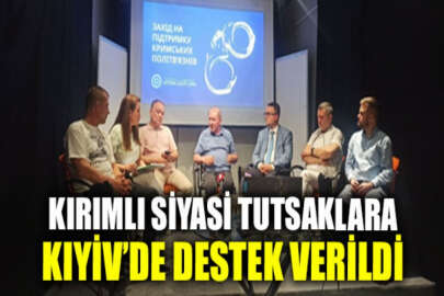 Kıyiv'de Kırımlı siyasi tutsaklara destek etkinliği gerçekleştirildi