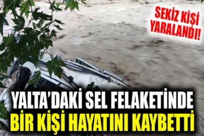 Kırım'daki selde bir kişi hayatını kaybetti