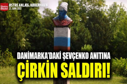 Danimarka’daki Şevçenko anıtına vandal saldırı