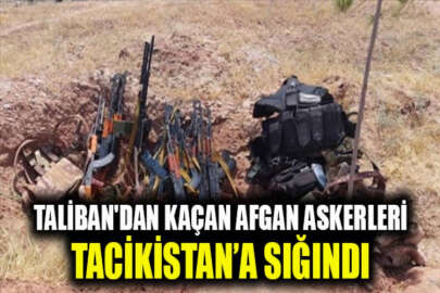 Taliban'dan kaçan 134 Afgan askeri Tacikistan’a sığındı