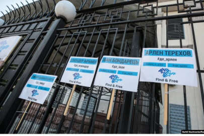 İşgal altındaki Kırım'da kaybolan insanlar için Kıyiv’de eylem düzenlendi