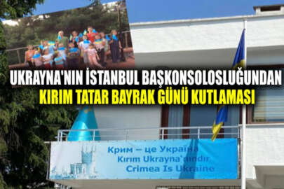 Ukrayna'nın İstanbul Başkonsolosluğunda Kırım Tatar Bayrak Günü kutlandı