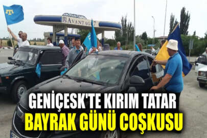 Geniçesk bölgesinde Kırım Tatar Bayrak Günü kutlandı