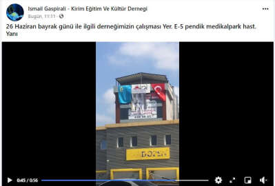 Kırım Tatar Bayrak Günü'ne ilişkin çeşitli etkinlikler ve kutlama mesajları